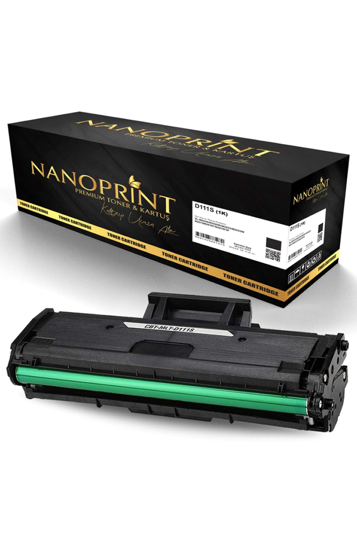 nanoprint Samsung MLT-D111S Çipsiz Muadil Toner /NP/M2020/2020W/M2070/M202