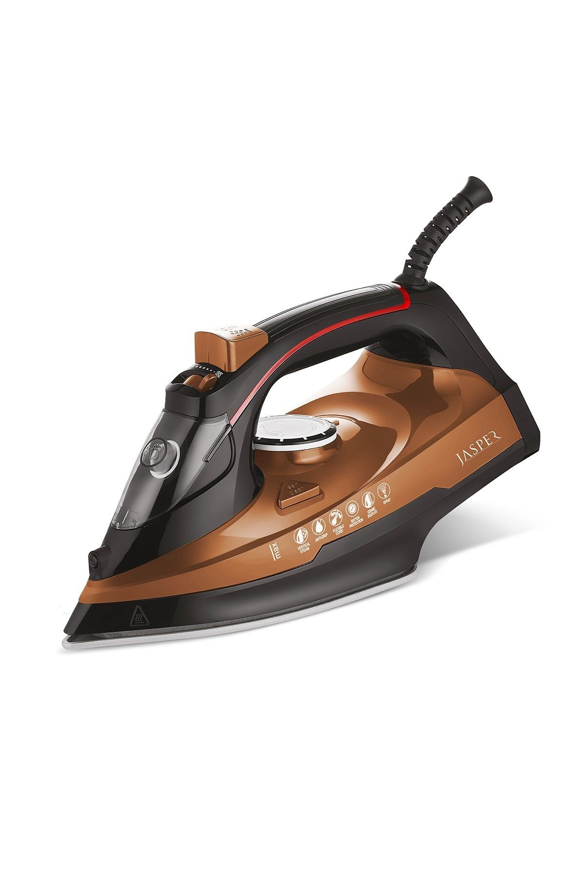 JASPER JPR-4000 Kahverengi Profesyonel Steam Iron Buharlı Ütü