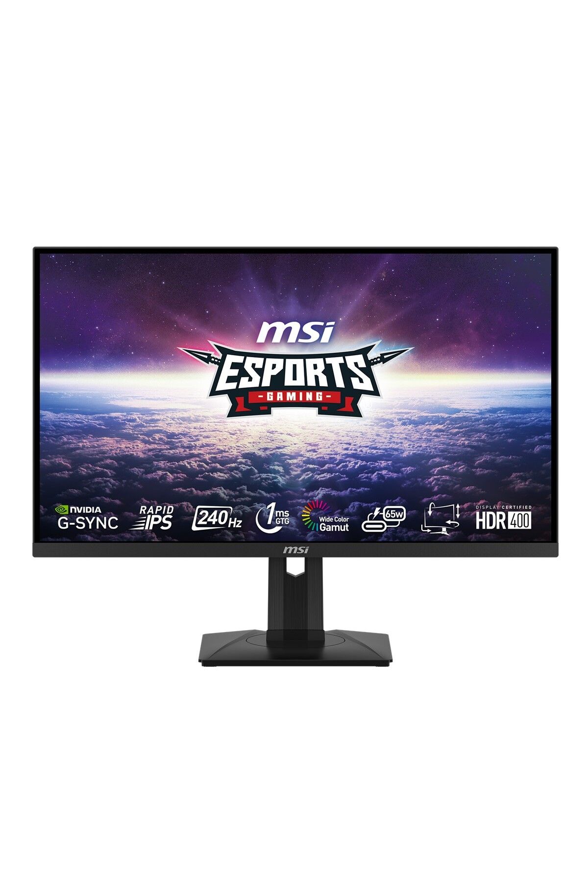 MSI 27 G274QPX 2560x1440 (WQHD) 16:9 IPS 240HZ 1MS G-SYNC PIVOT GAMING MONITOR