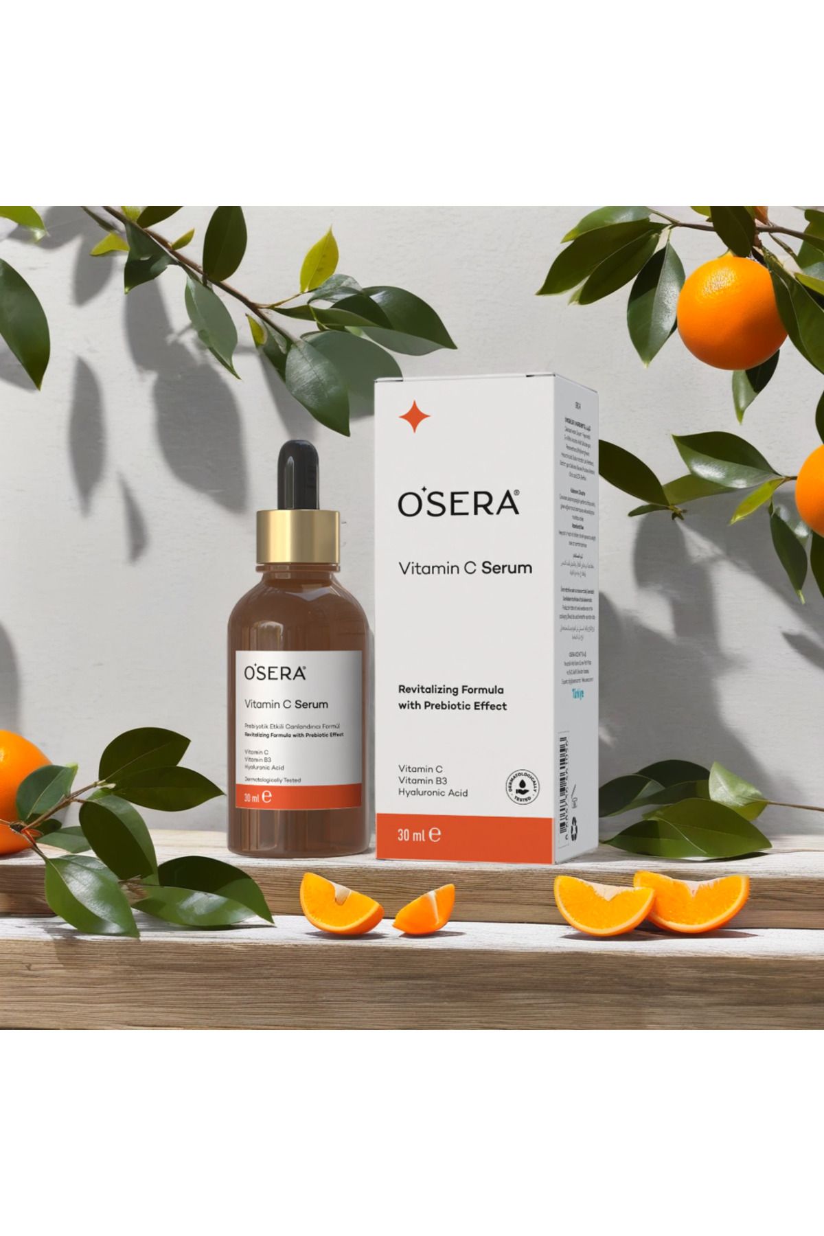 OSERA C Vitamini Prebiyotik Etkili Canlandırıcı Serum 30ml