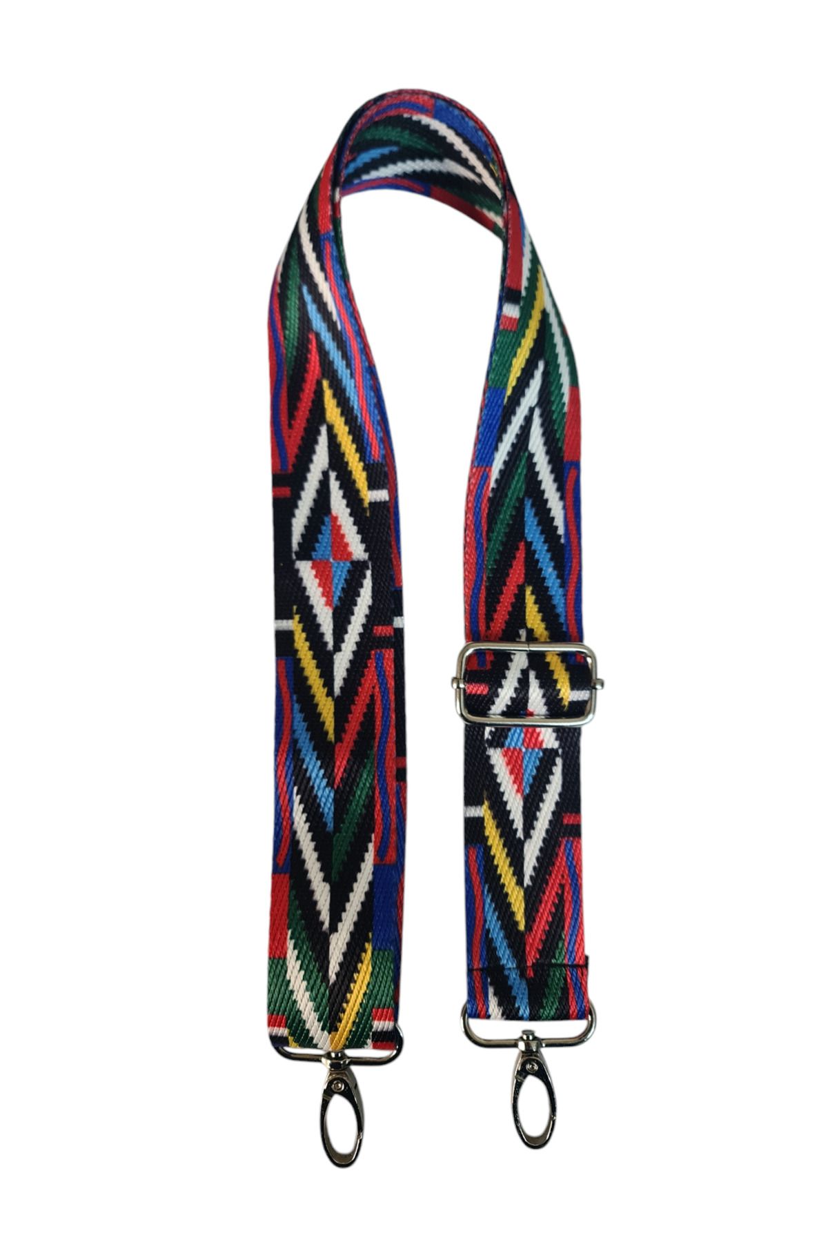 Gloria-Polyester Bag with Retro Pattern Adjustable Column - 120 cm Phone Strap / Double Sided 3