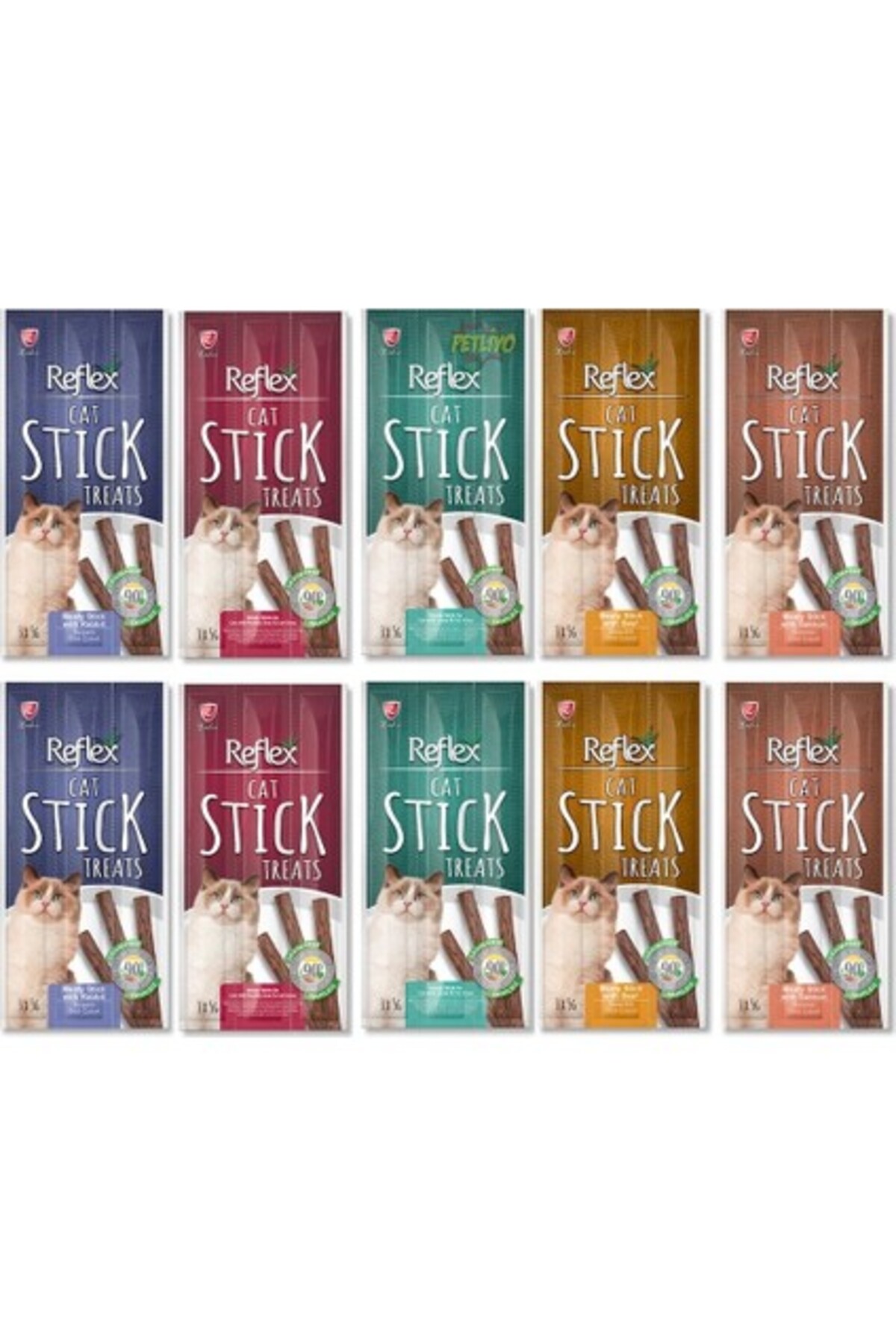 Reflex Stick Karışık Kedi Ödül Maması x 10 Adet TY104212