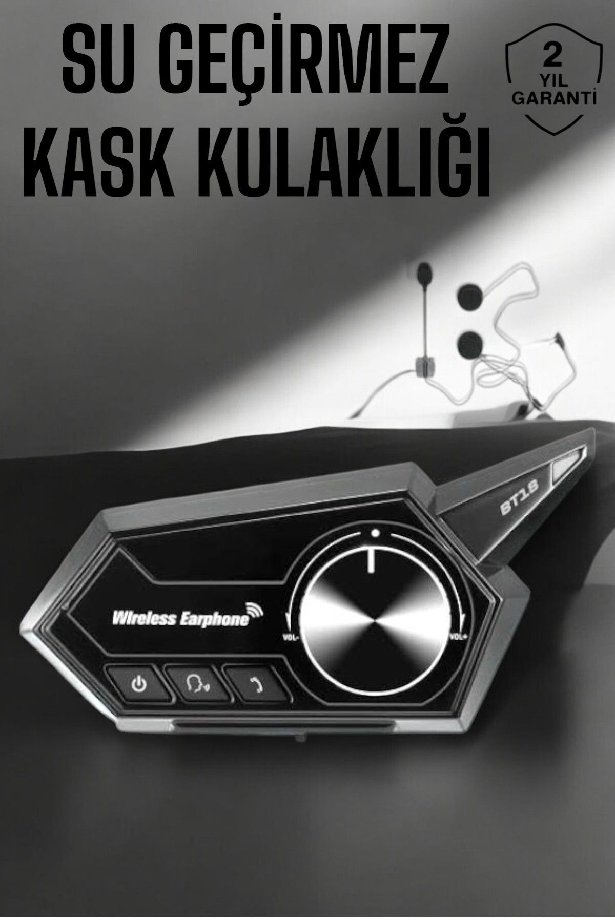 UCUZTEKNO Motorcu Kulaklığı Kask Kulaklığı ANC Özelliği Sesli Görüşme Özelliği