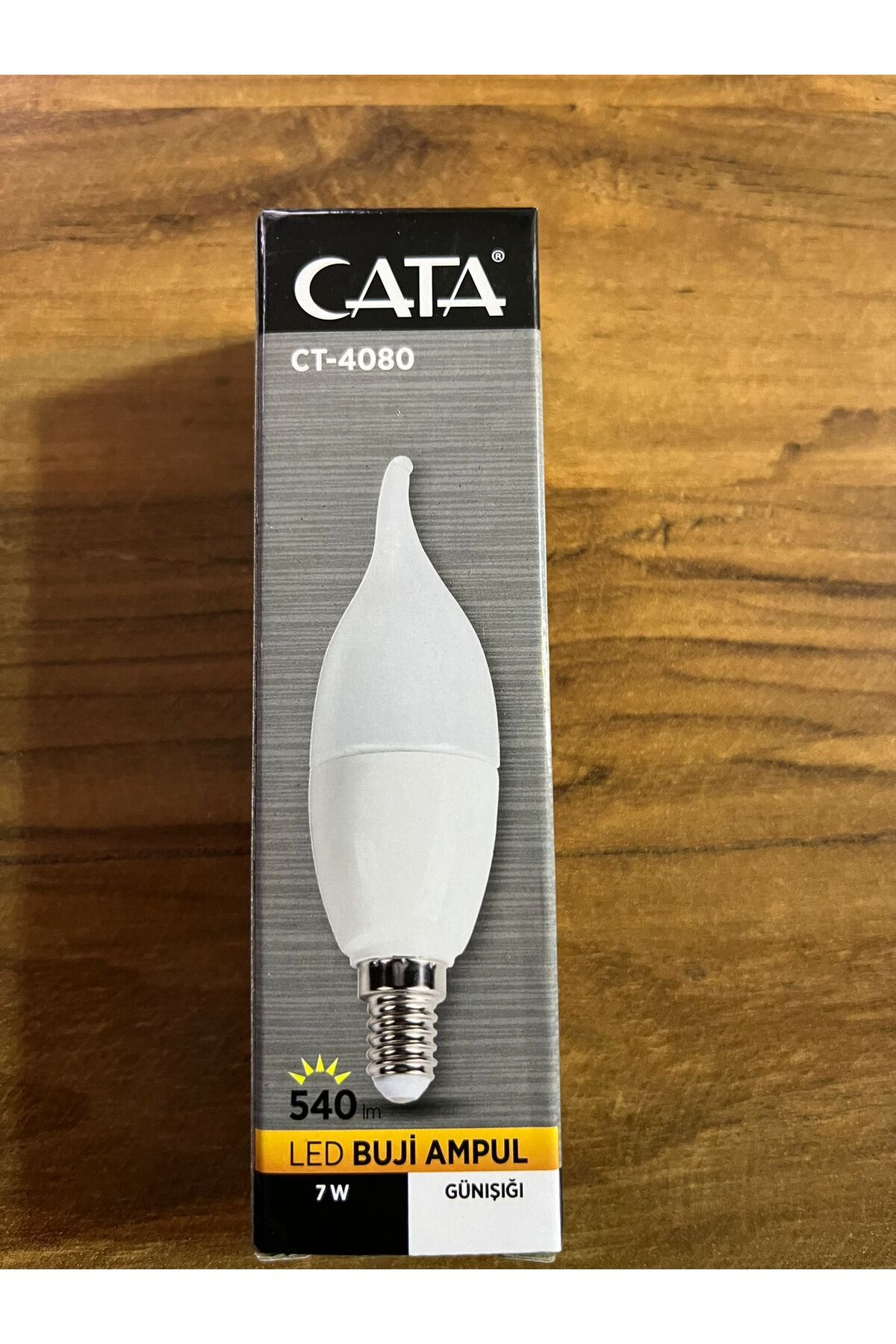 Cata 7W LEDLİ BUJİ MUM AMPUL KIVRIK(G.IŞI)CATA(CT-4080)