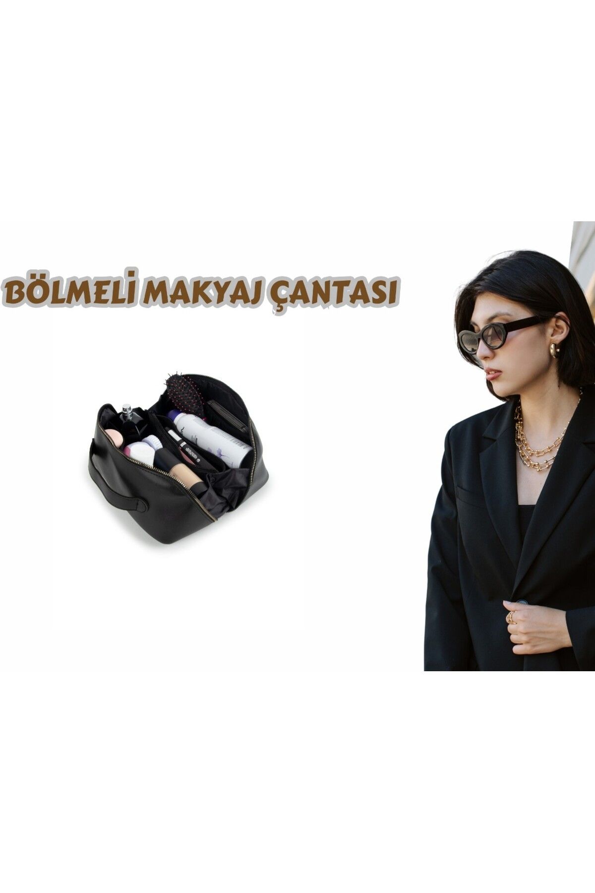 FDF STORE Makyaj Çantası Saç Şekillendirici Çantası