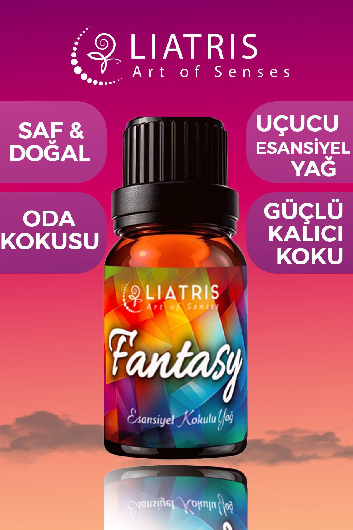 liatris Fantasy esansiyel uçucu yağ,hava nemlendirici,buhurdanlık,oda parfümü 10ml %100 Saf & doğal koku