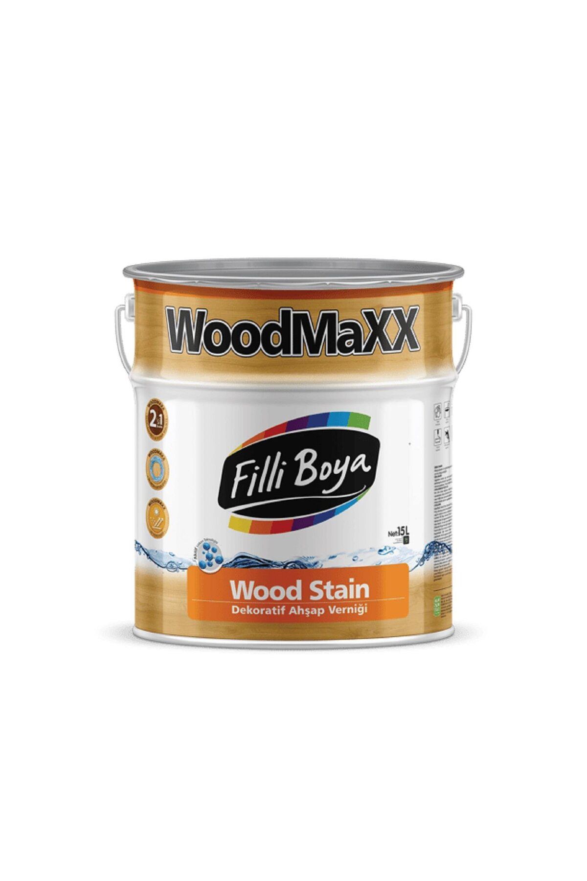 Filli Woodmaxx Dekoratif Ahşap Vernik Vernikli Yeni Kiraz 0,75Lt - 3000-3294-11-00015