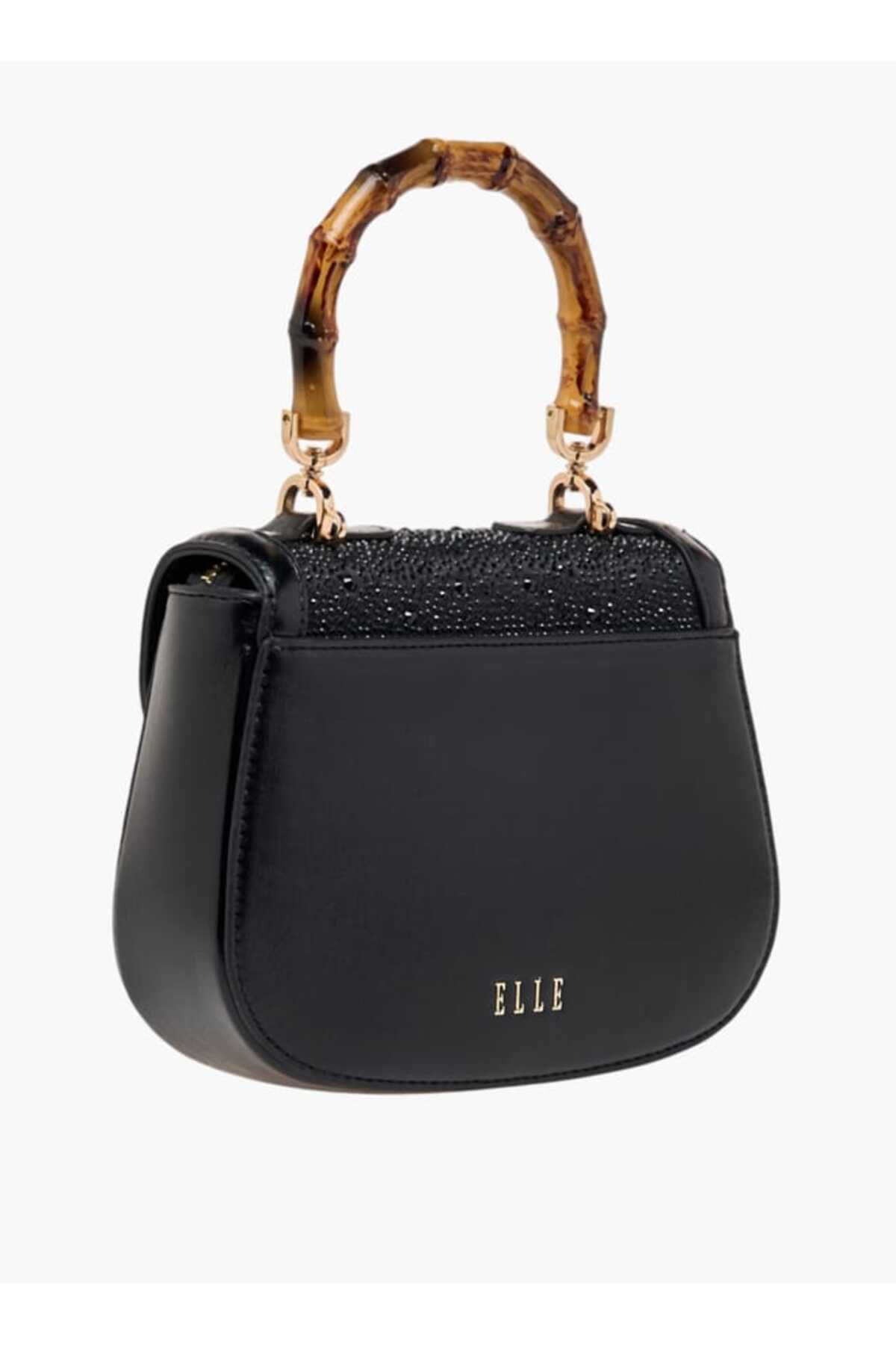 ELLE-Embellished Tote Bag with Top Handle and Adjustable Strap 3