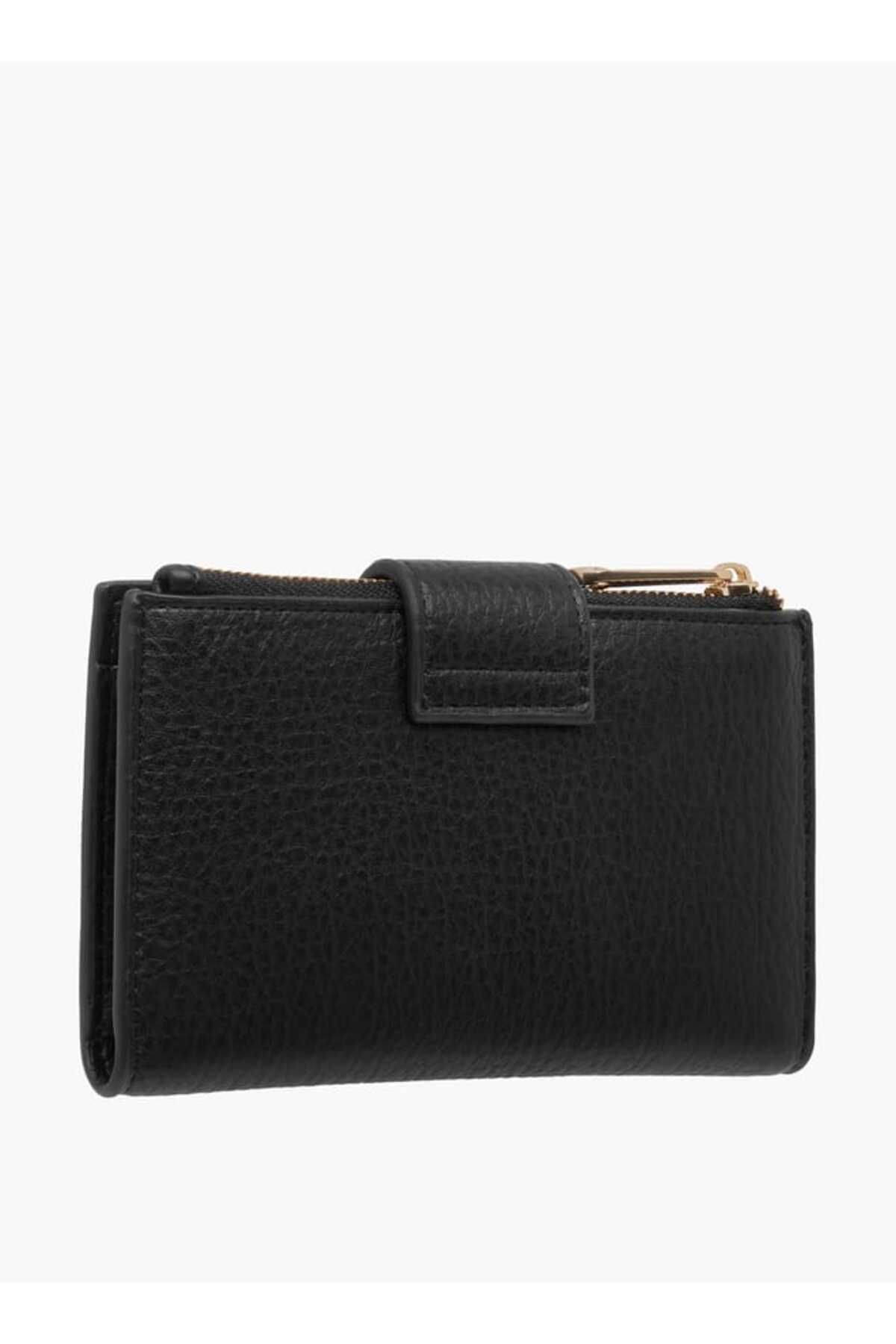 Celeste-Textured Wallet with Button Closure 2