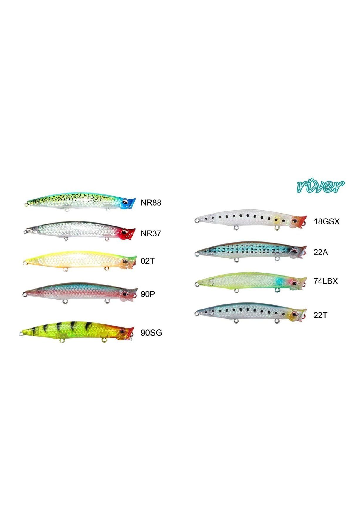 RİVER River Pop'n Catch 3D 90 9cm 8Gr Popper - 18GSX