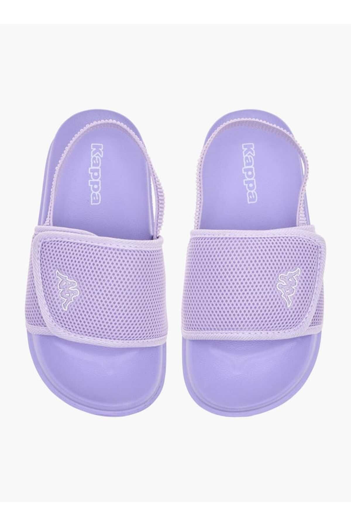 Kappa-Girls' Textured Slides with Elastic Strap 1