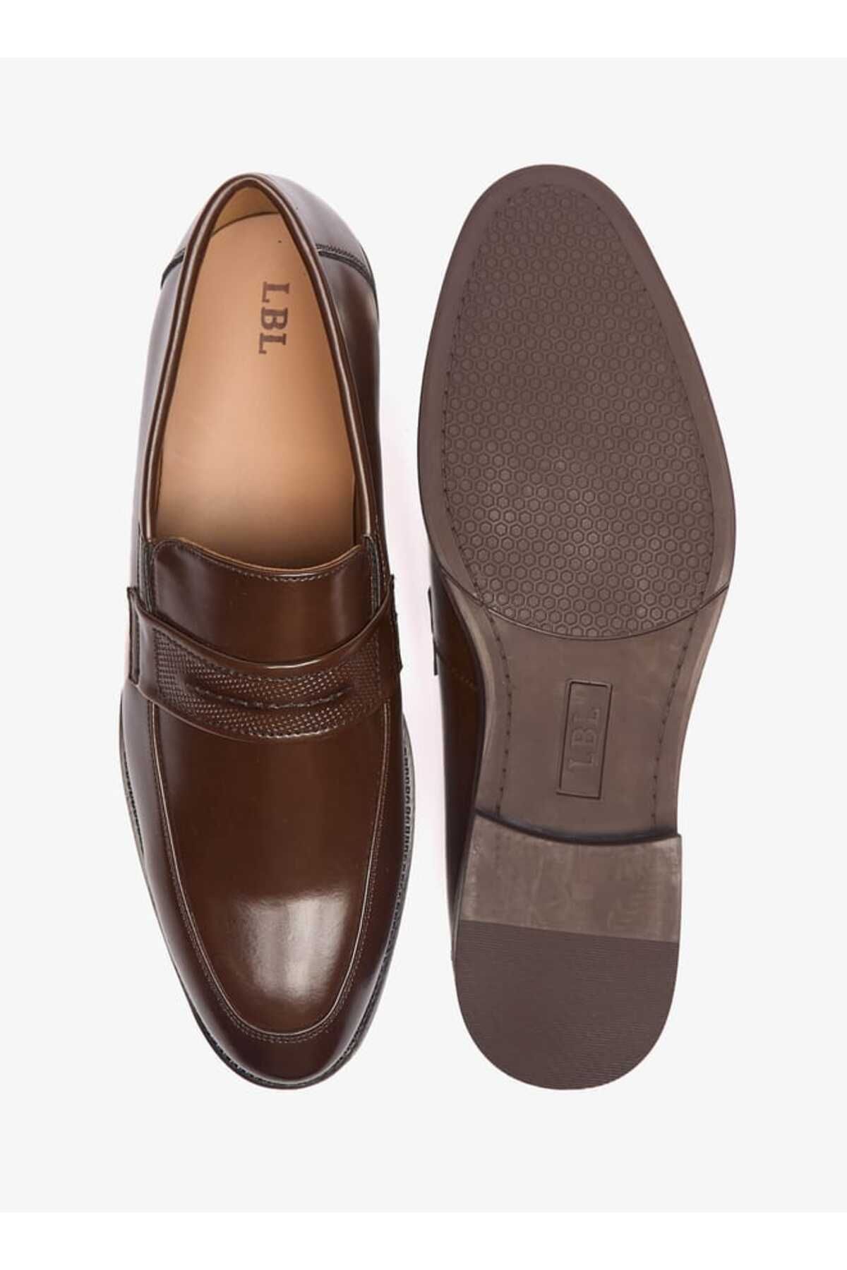 LBL by Shoexpress-LBL by Shoexpress Solid Slip-On Loafers 4