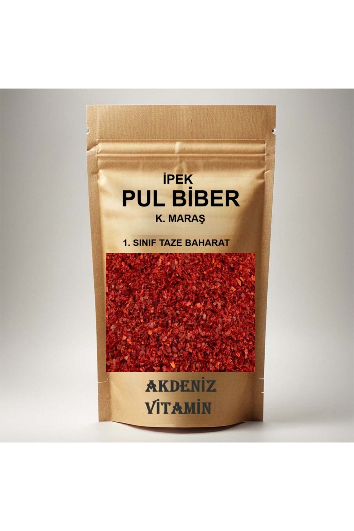 AKDENİZ VİTAMİN İpek Pul Biber 110 Gr Kahramanmaraş Biberi Katkısız