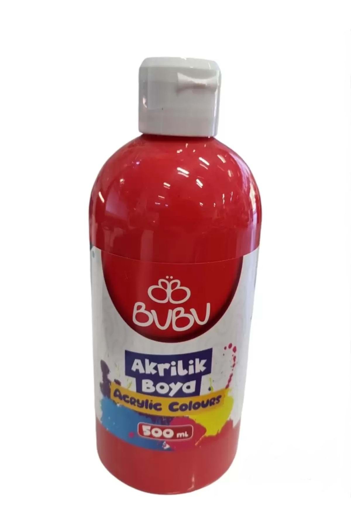 Bubu BU-BU AKRİLİK BOYA 500 GR. KIRMIZI