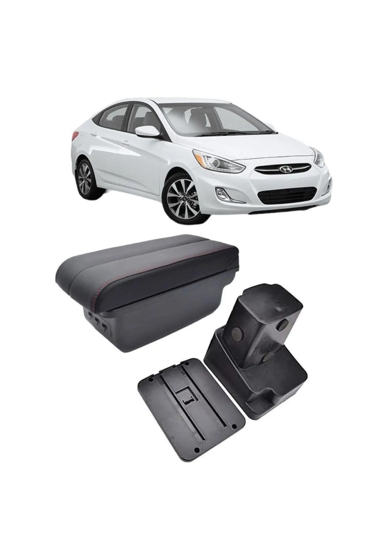 Cebsstore Hyundai Accent Blue 2011-2016 Delmesiz Vidasız Kol Dayama Kolçak