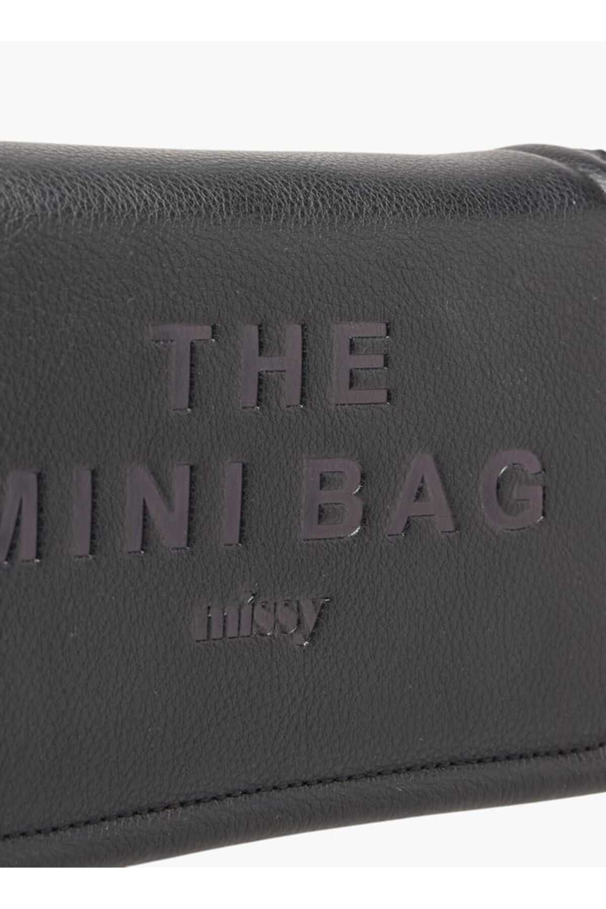 Missy-حقيبة كروس بودي منقوش عليها شعار مع حزام قابل للفصل وقفل بغطاء 4