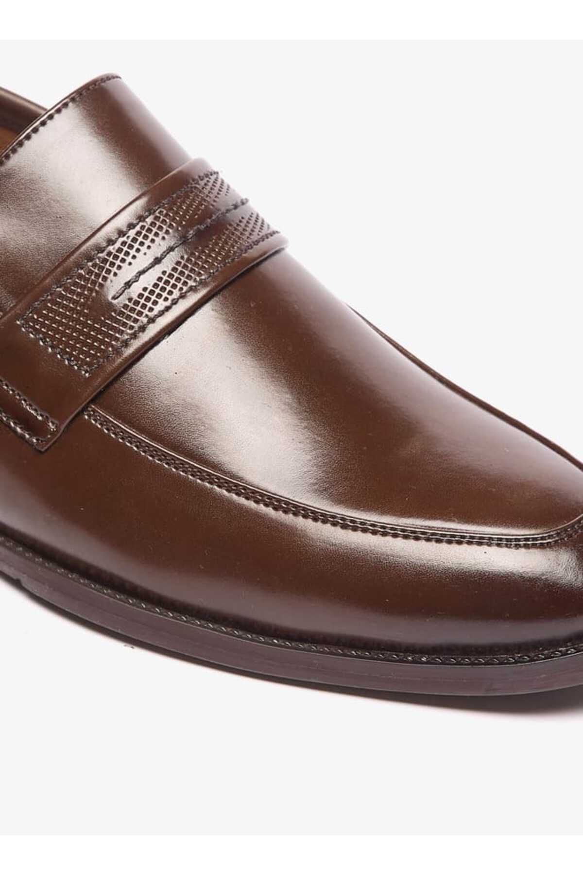 LBL by Shoexpress-LBL by Shoexpress Solid Slip-On Loafers 5
