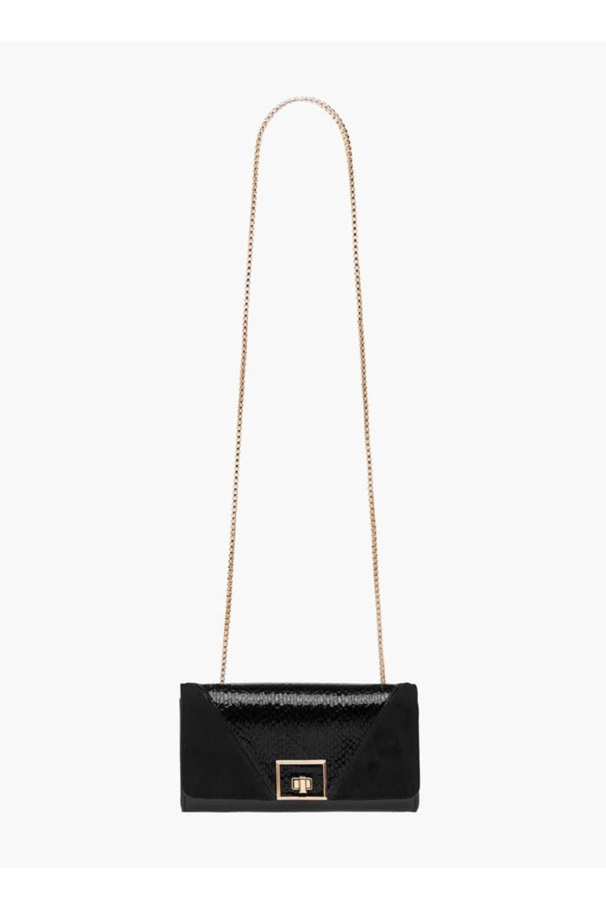 Celeste-Textured Clutch with Chain Strap 2