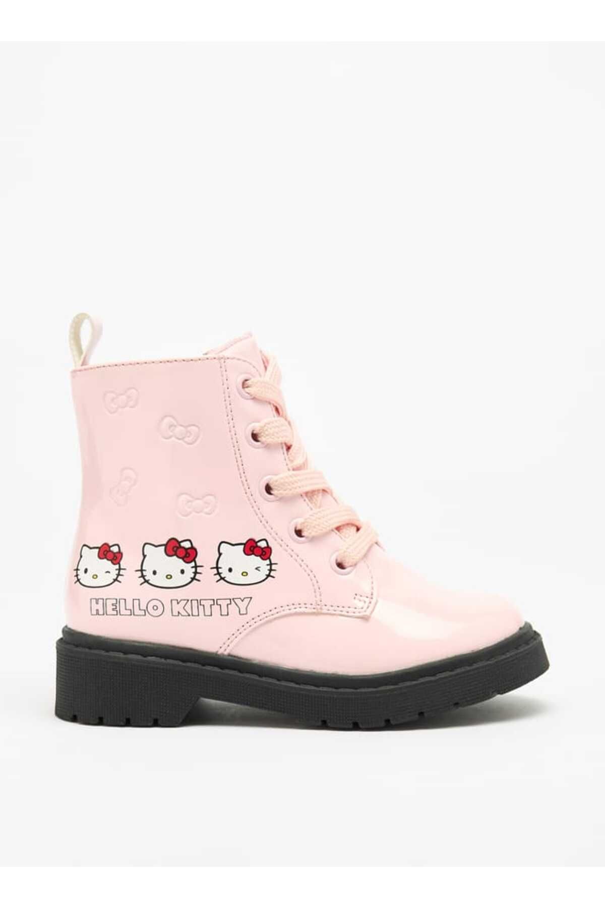 Hello Kitty-طباعة أحذية الكاحل مع إغلاق بسحاب 3