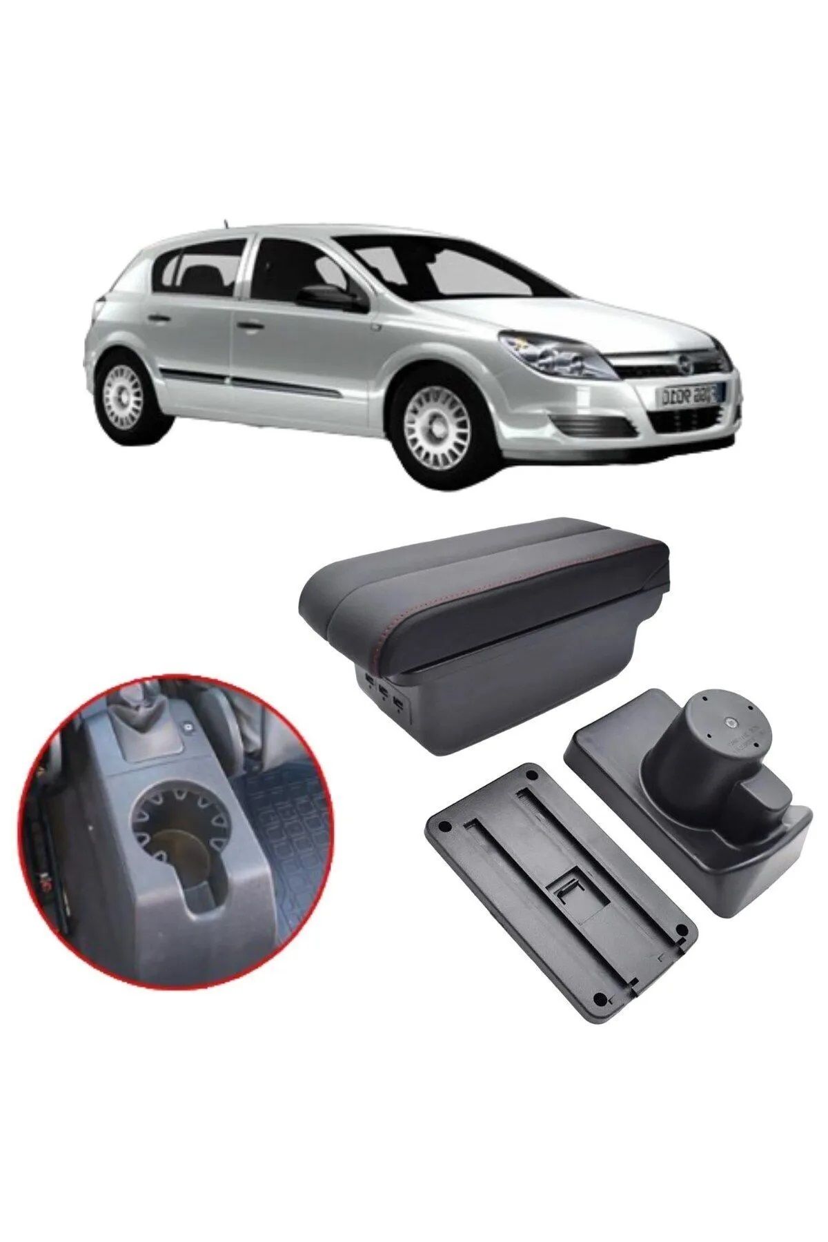 Cebsstore Opel Astra H 2004-2014 Delmesiz Vidasız Kol Dayama Kolçak