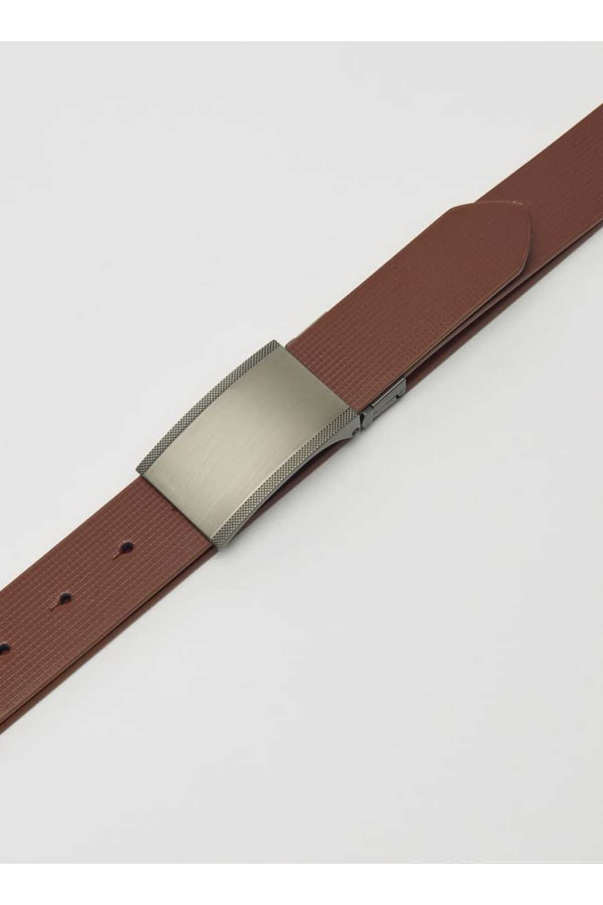 LBL by Shoexpress-LBL by Shoexpress Textured Reversible Belt with Pin Buckle Closure 2