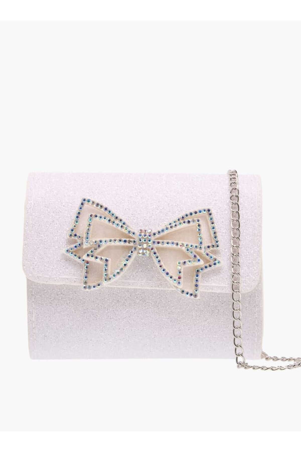 Flora Bella by Shoexpress-Flora Bella Bow Detail Embellished Sling Bag with Magnetic Closure 1