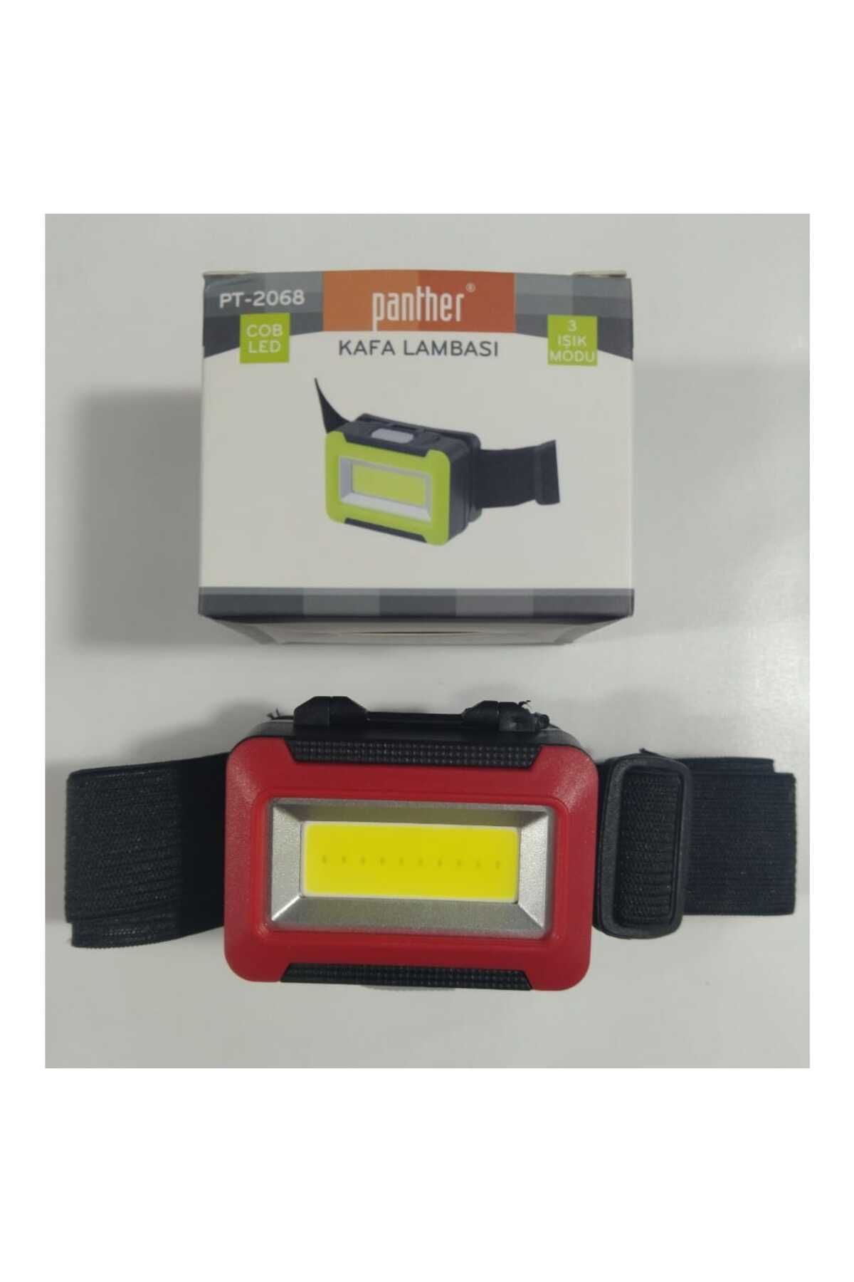 Panther PT-2068 COB Led 300 Lumen Geniş Açılı Pilli Kafa Lambası