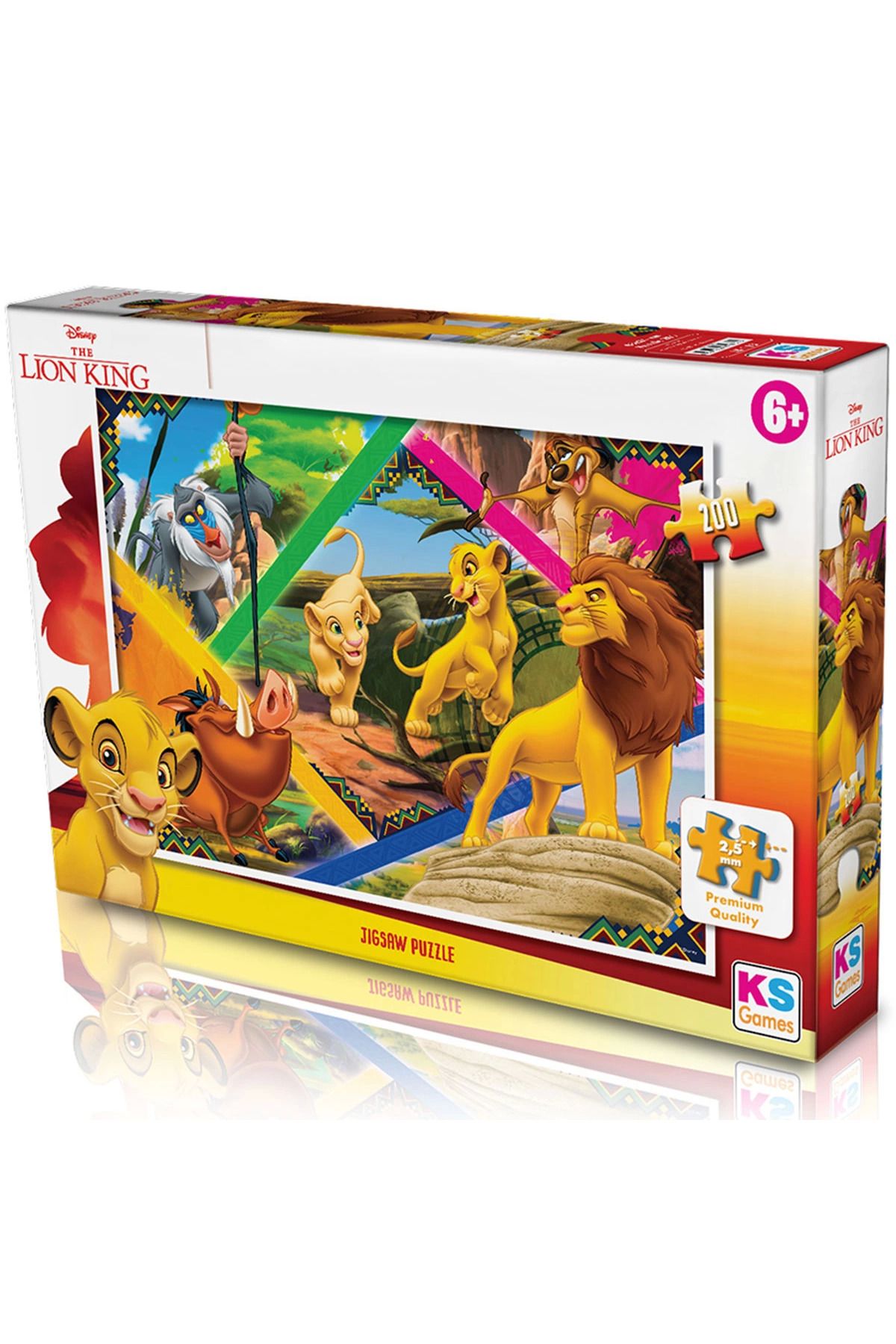 Lucest Lucesturgy Ks Lion King Puzzle 200 Parça New