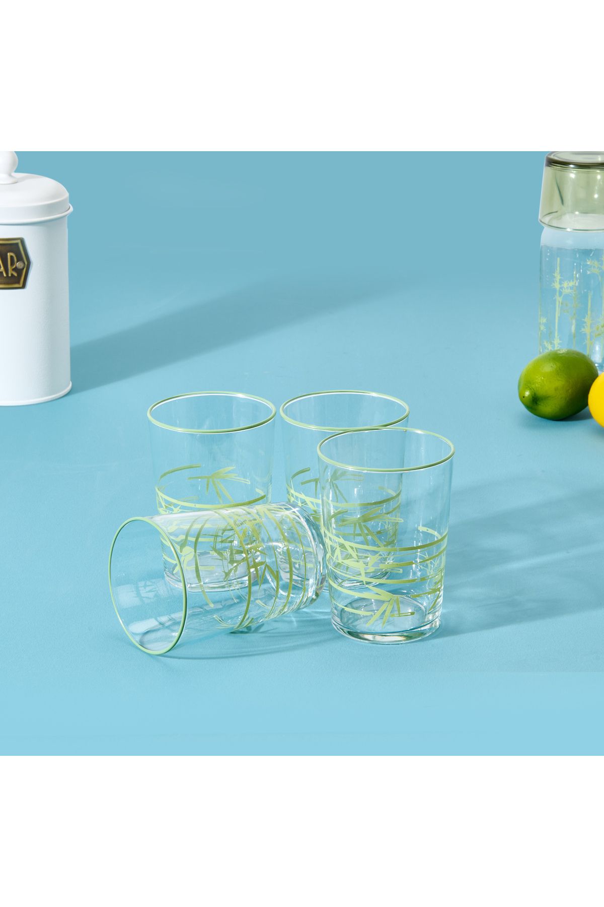Evidea Kitchen Blad 4'lü Meşrubat Bardağı - Renkli - 510 ml