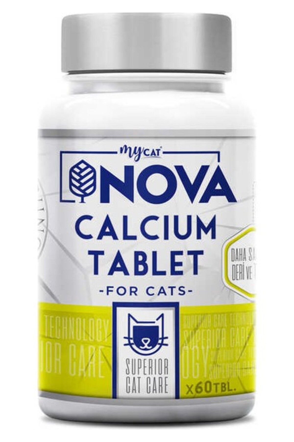 My Cat Nova Kediler İçin Calsium Tablet (60 Tablet)