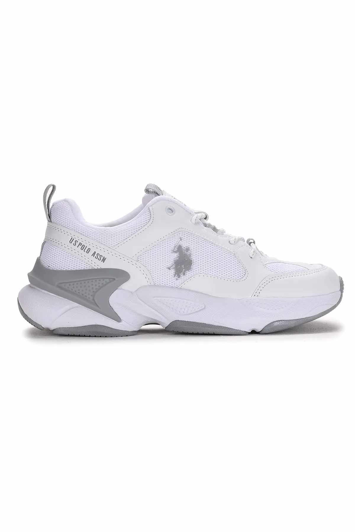 کفش پیاده روی زنانه راسته | یو اس پولو U.S. Polo Assn. 100605072-8Beyaz - تصویر 3