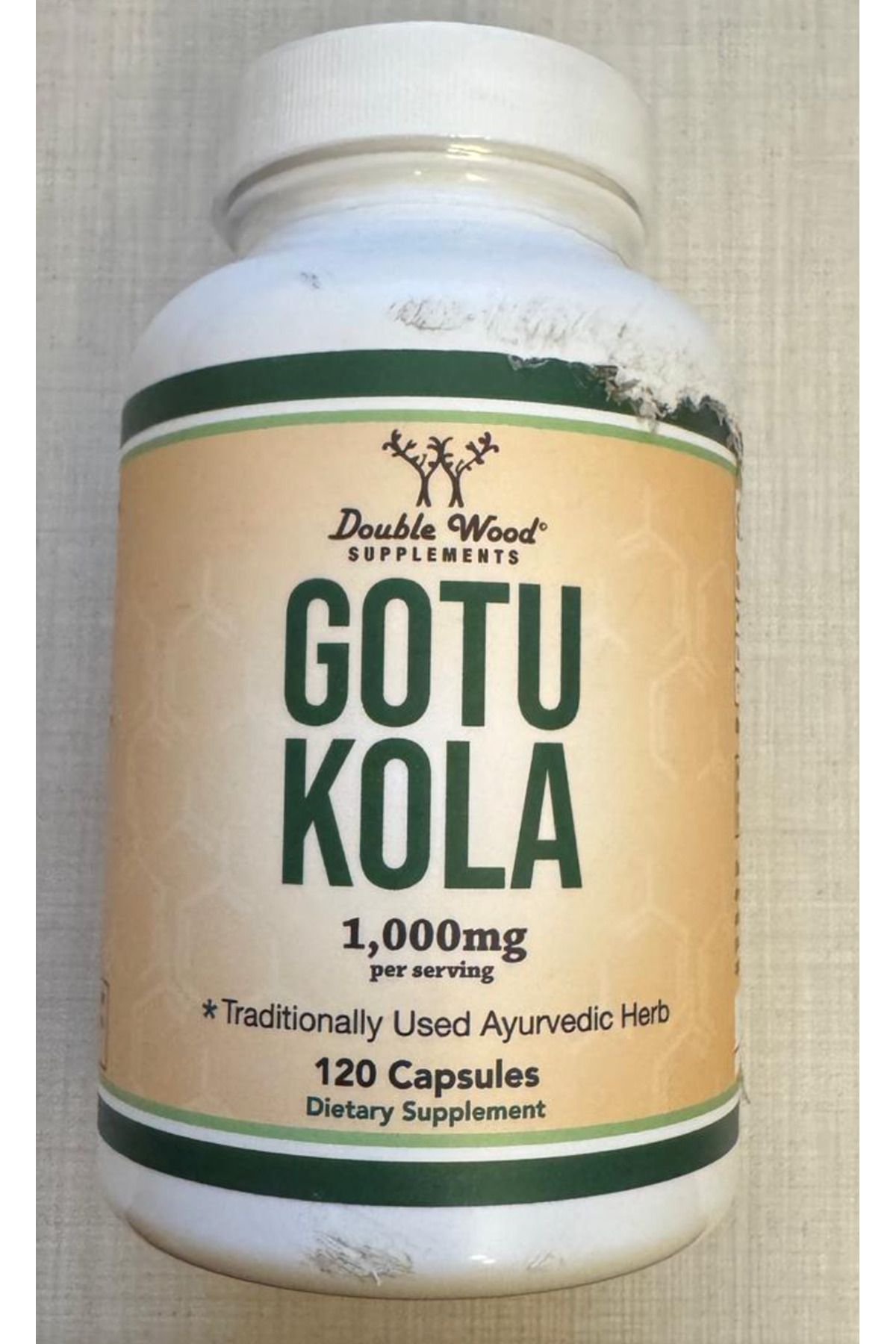 DOUBLE WOOD Gotu Kola 1,000mg 120 Capsul. TR TEK YETKİLİ SATICISINDAN