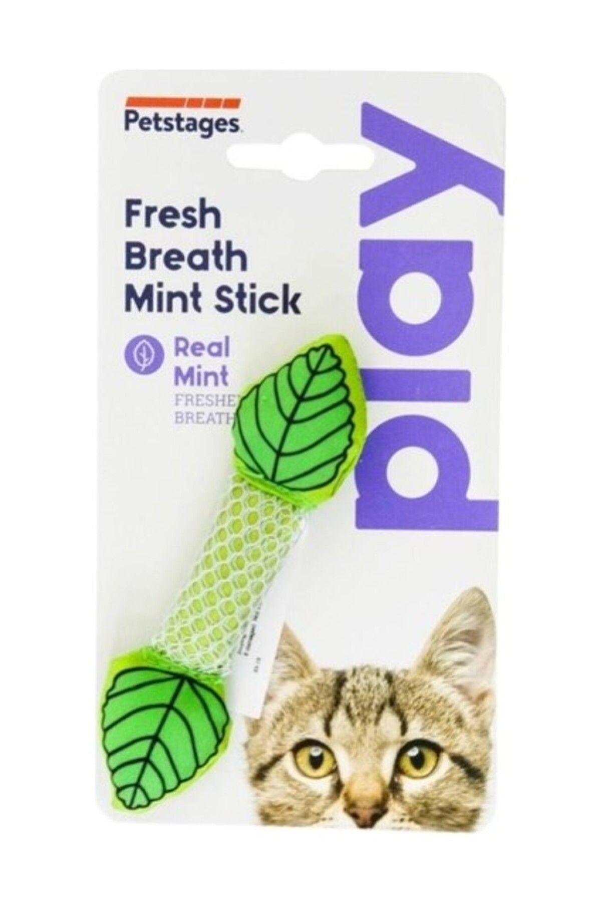 PetStages Fresh Breath Mint Stick (Catnipli Ve Naneli Kedi Oyuncağı, Diş Temizliği, Ağız Bakımı Yapa