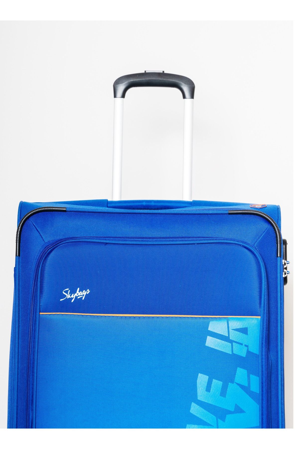 Skybags-Rhumba Checked Luggage, Polyester Soft Sided, 28" Blue 4