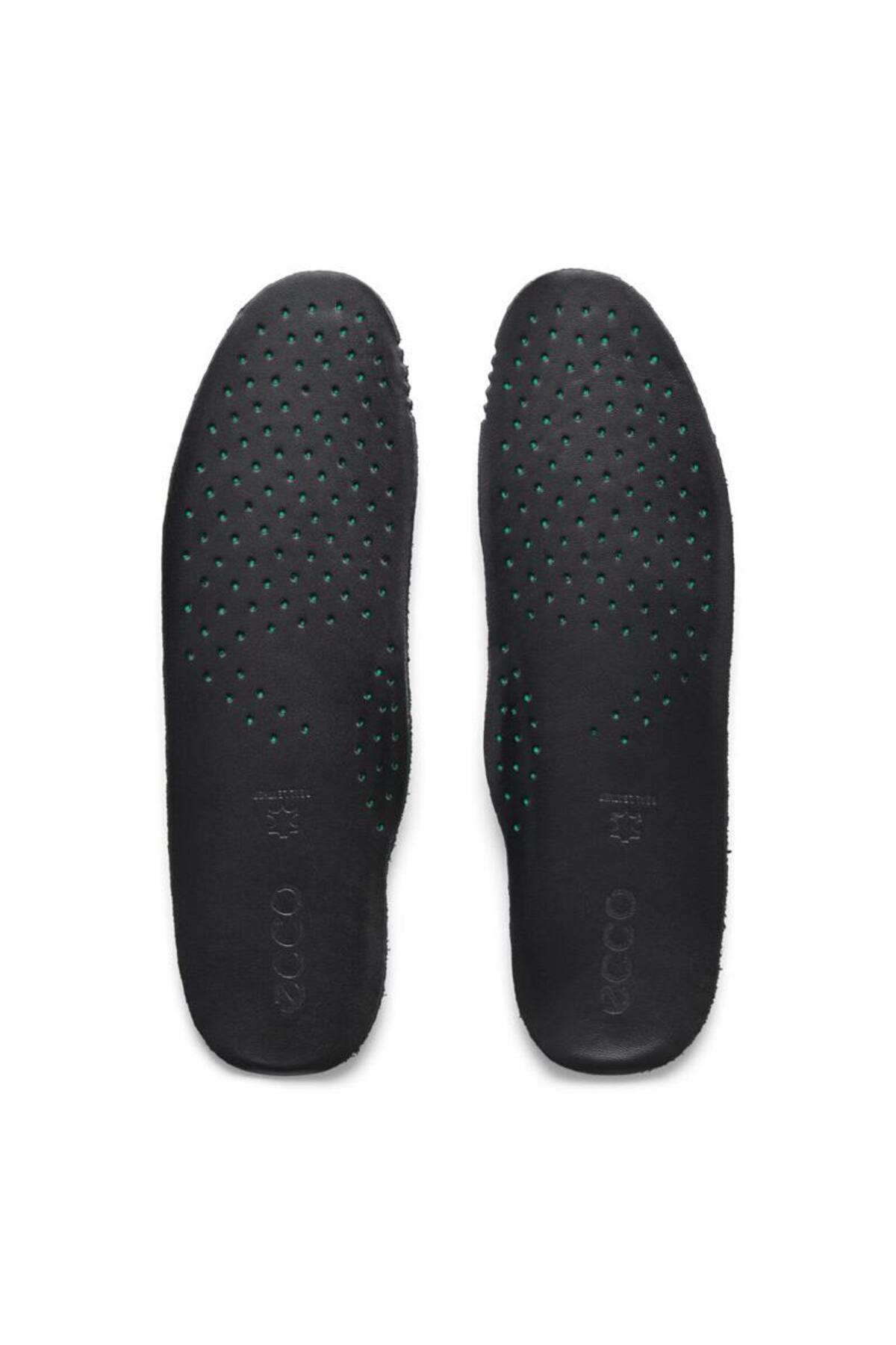 Ecco Leather Inlay Soles BLACK