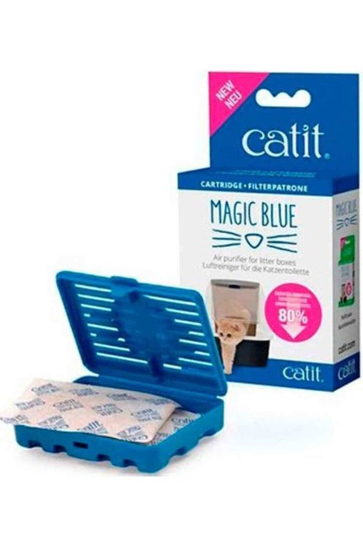 Orqinel Cat İt Magic Blue Tuvalet Kabı Koku Giderici