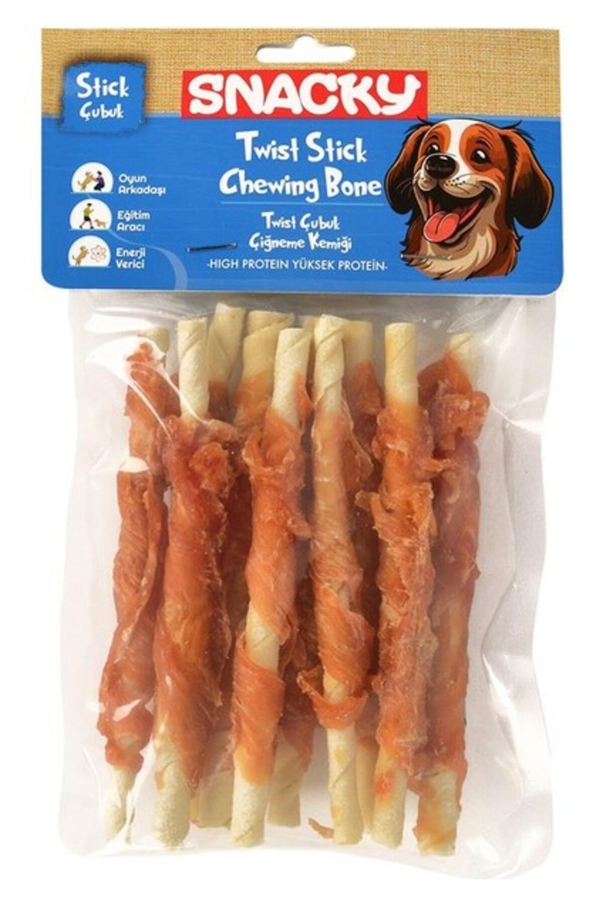 Snacky Tavuk Sargılı Çubuk Köpek Ödül 10'lu 100 gr