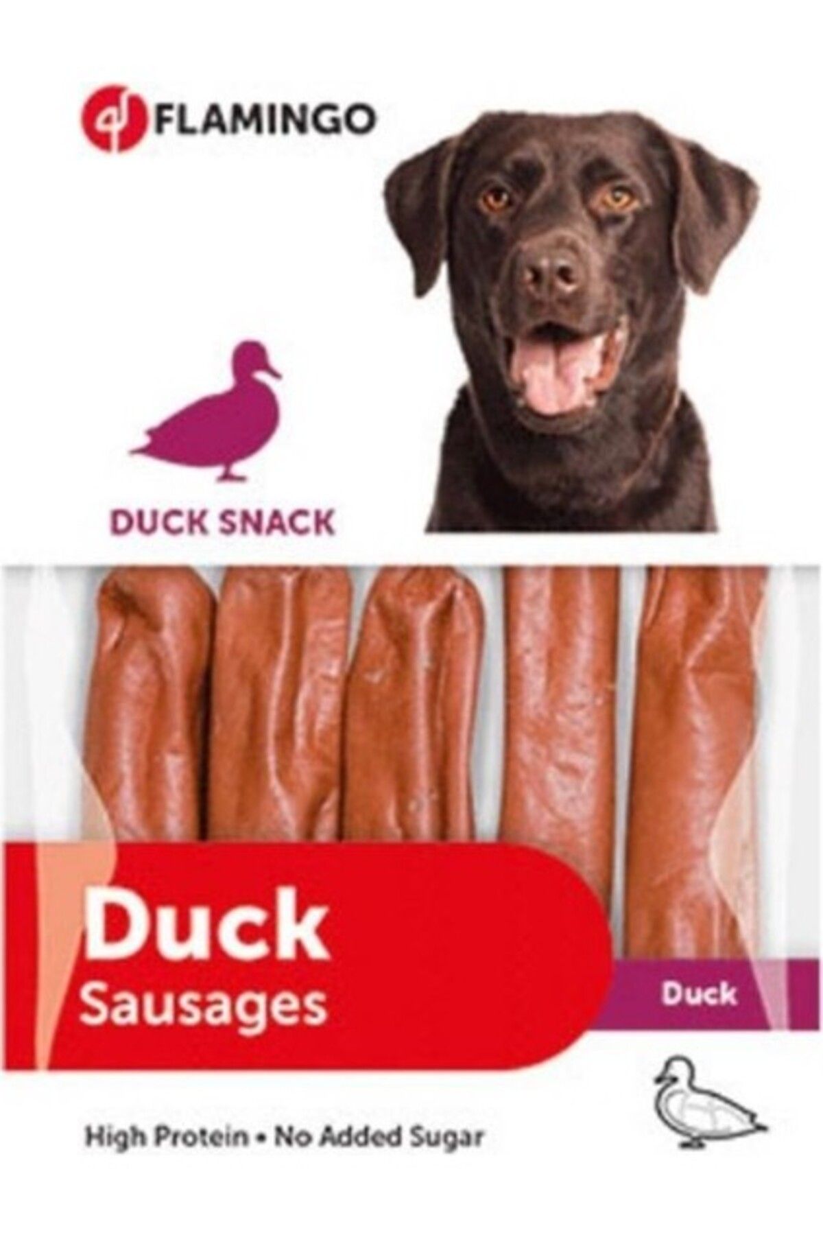 Orqinel Flamingo Ducksnack Ördekli Sosis Köpek Ödülü 85gr