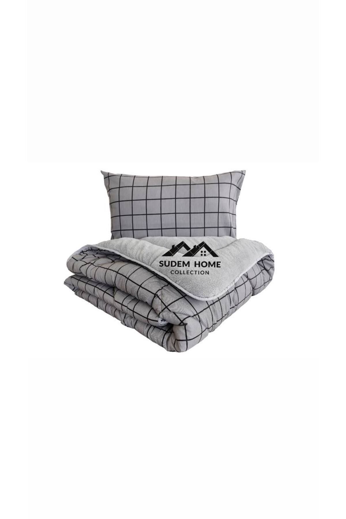 Sudemhome-Single Double-Sided Plush Welsoft Quilt and Pillow Case Fluffy Fleece Wellsoft Soft Quilt 3