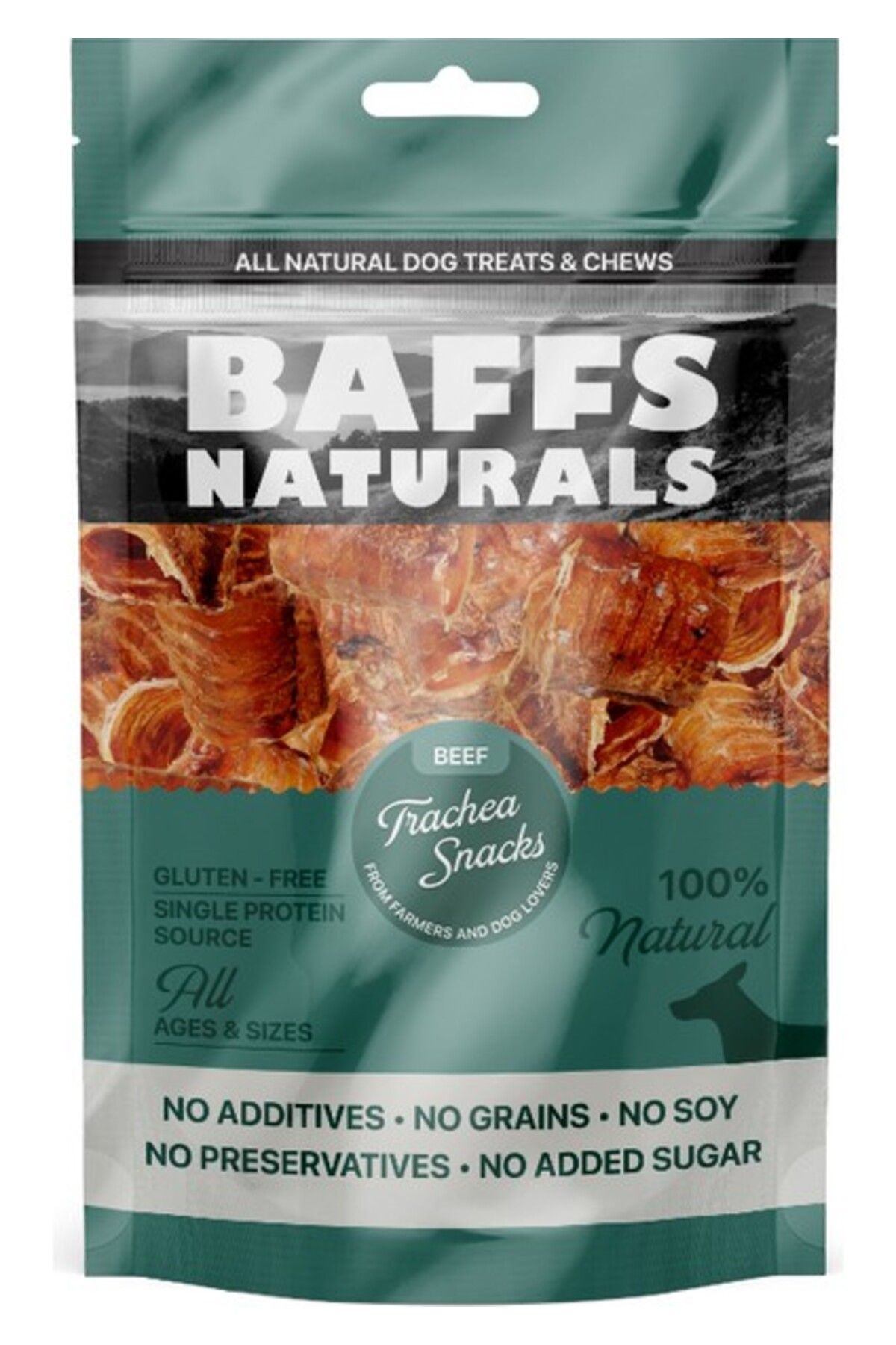 Orqinel Baffs Naturals Dana Gırtlak Atıştırmalık %100 Doğal Köpek Ödül Maması 100 gr