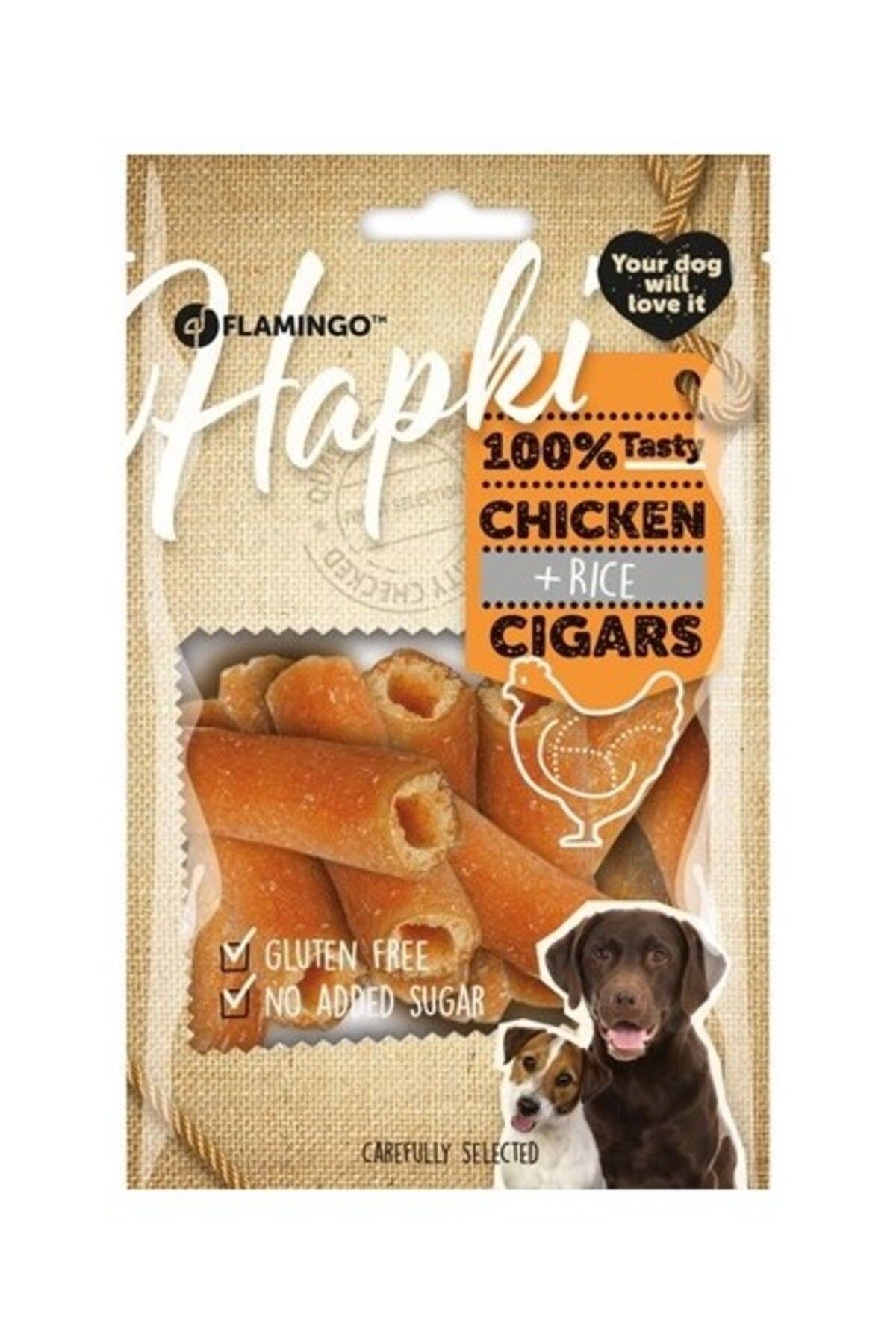 Flamingo Chicken Tavuklu & Pirinçli Rulo Köpek Ödülü 85gr