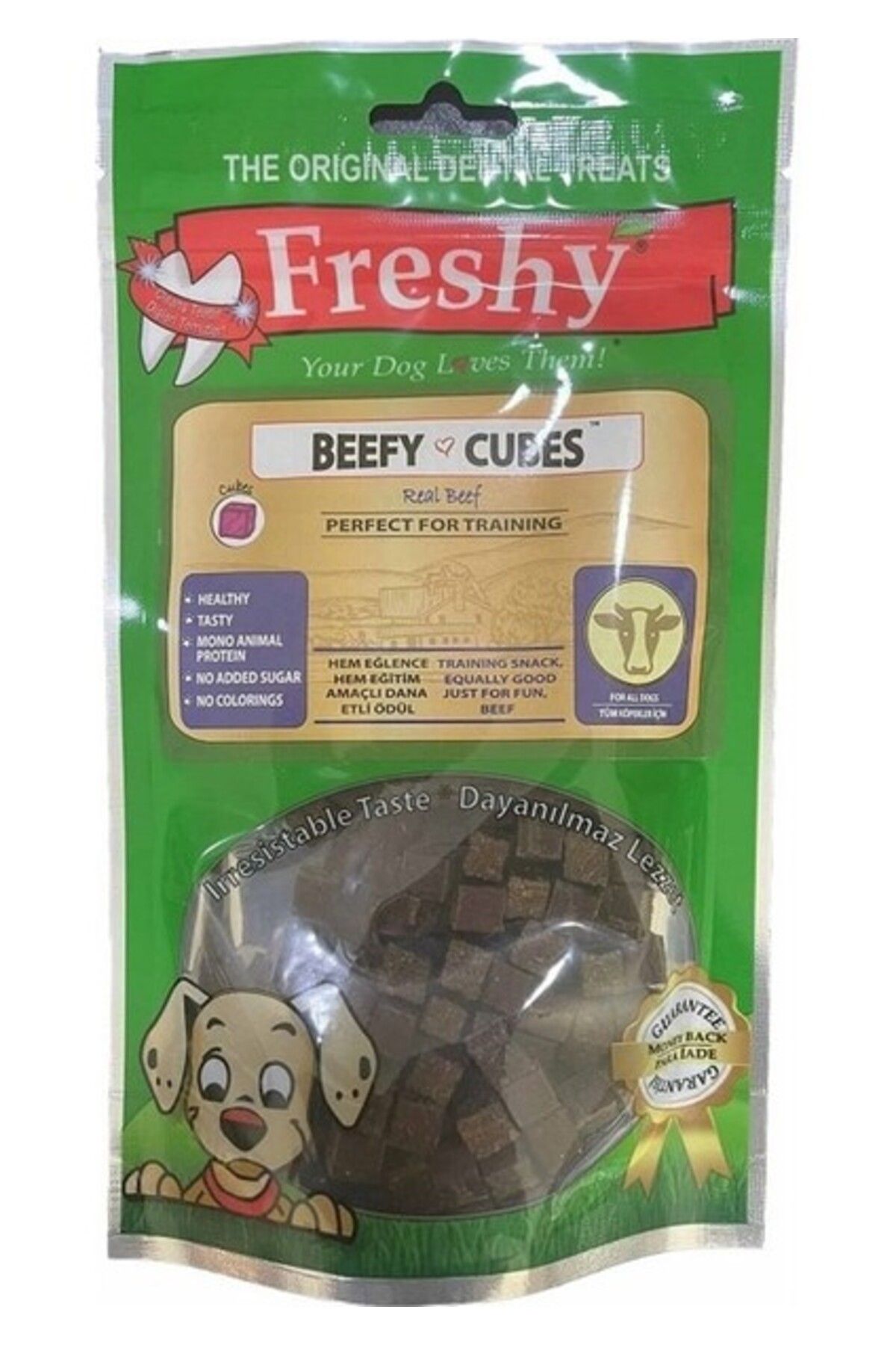 APG Freshy Beefy Cubes Biftekli Küpler Köpek Ödülü