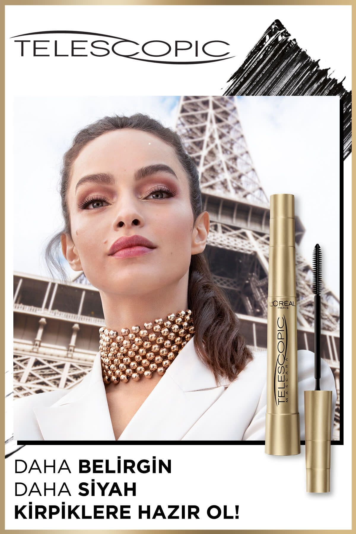 L'Oreal Paris-Telescopic Black Long Looking Mascara 3