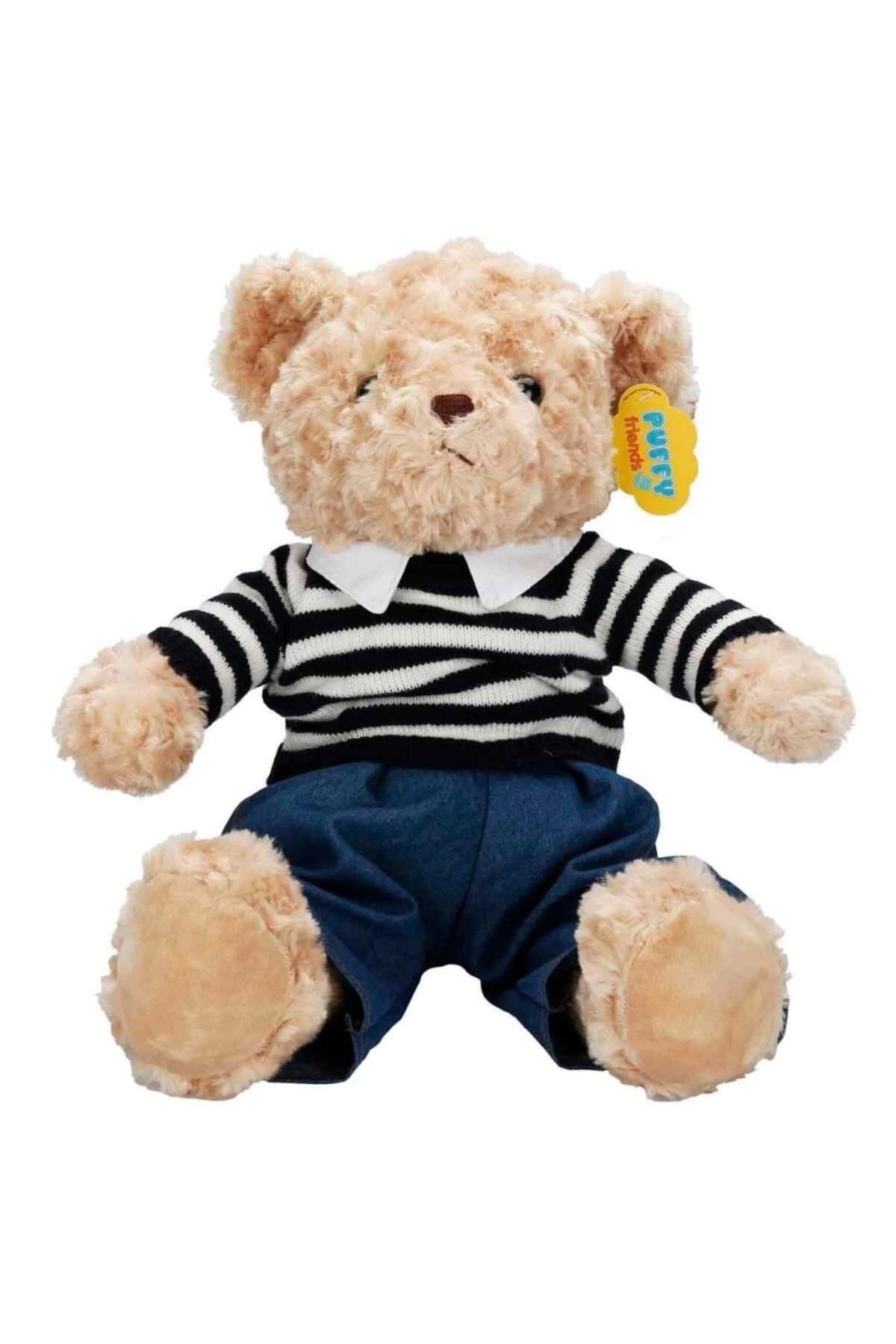 KdrElektronik Çocuk 4807 Kıyafetli Peluş Ayı Teddy Bear 37 cm -Sunman