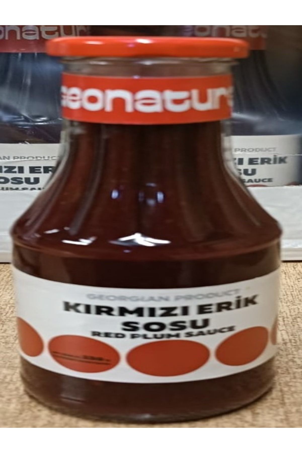 GEONATURA KIRMIZI ERİK SOSU 330 ML 1X6 ADET