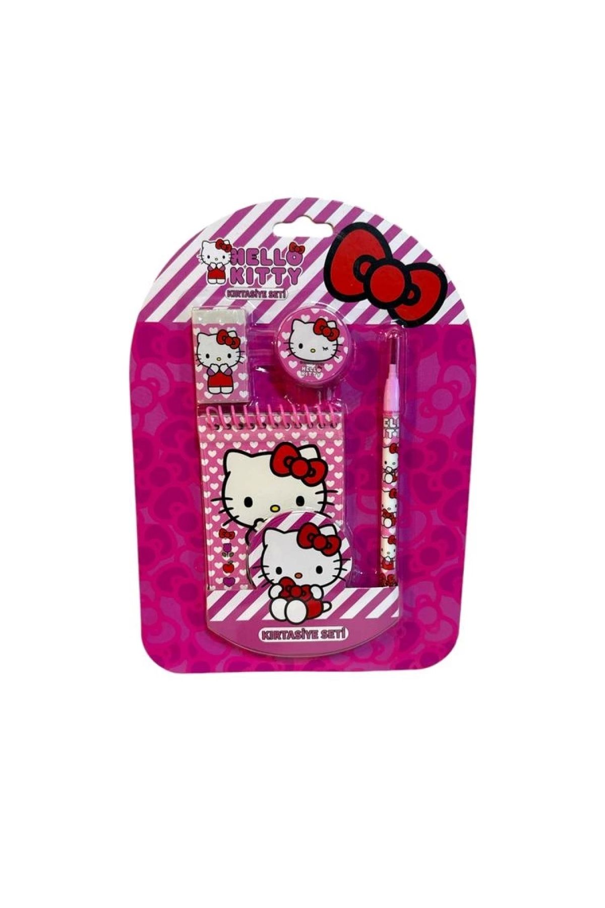 Hello Kitty TMN 5582460 HELLO KITTY 4'LÜ KIRTASİYE SETİ