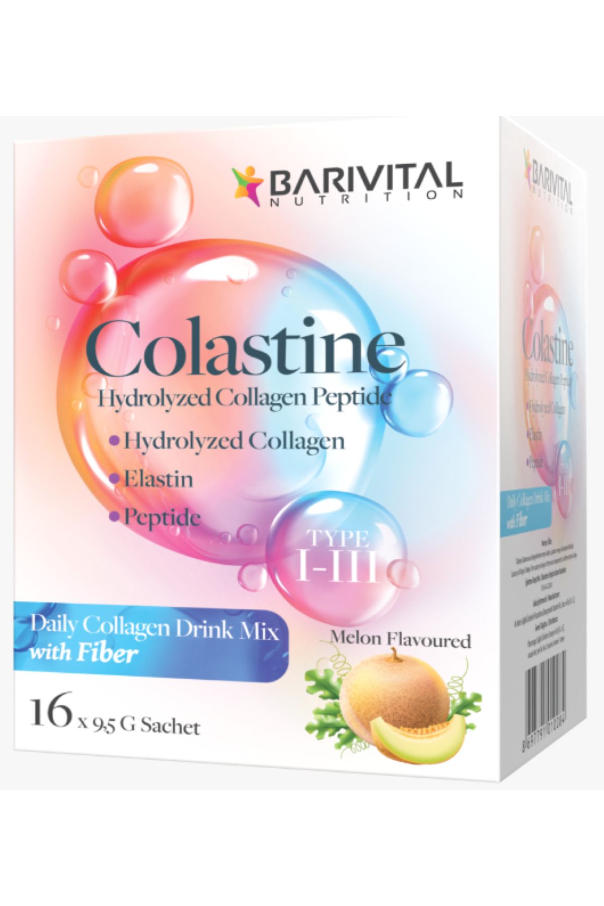 BARİVİTAL COLASTİNE HİDROLİZE COLLAGEN ELASTİN 16 SAŞE