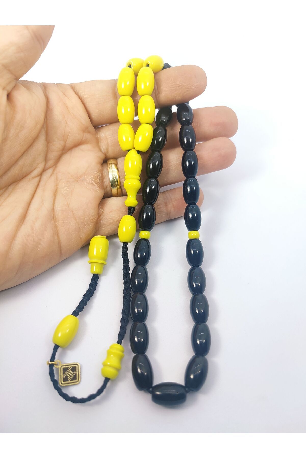 İskeçe Exclusive-Junaid Hasan Master - 12 Layers Stringed Ancient Model, Tightening Amber Certified 6837 4