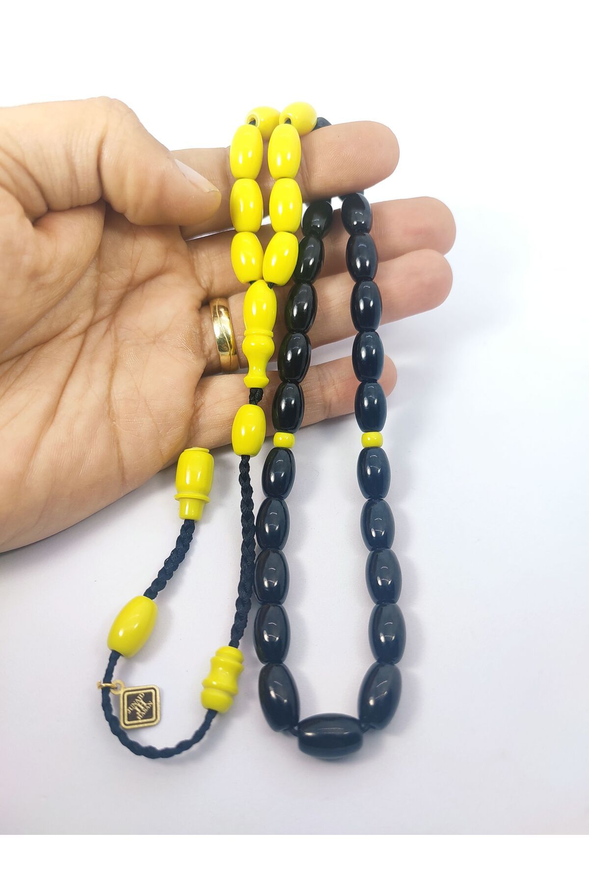 İskeçe Exclusive-Junaid Hasan Master - 12 Layers Stringed Ancient Model, Tightening Amber Certified 6837 5