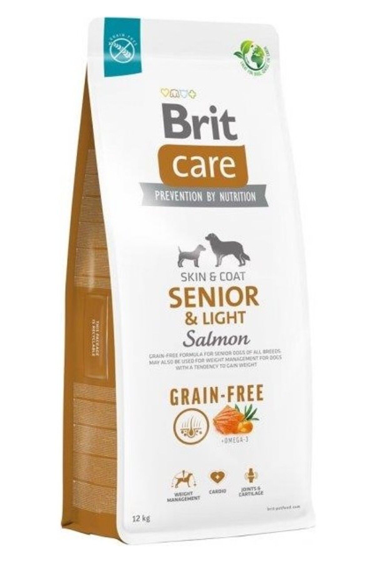 Brit Care Tahılsız Senior Light Somonlu Köpek Maması 12 kg